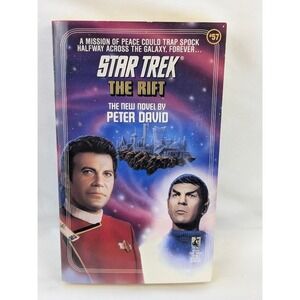 Pocket Books Star Trek Book The Rift Peter David #57 Sci-Fi 1991